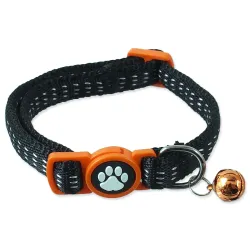 Ogrlica Magic Cat Nylon XS crna 1x19-31cm