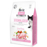 Hrana Brit Care Cat bez žitarica za sterilizirane, osjetljive mačke 0,4 kg