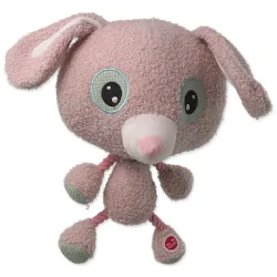 Igračka Dog Fantasy Big Head plišani zec s piskačem 30 cm