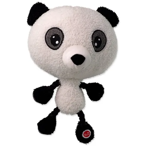 Igračka Dog Fantasy Big Head panda plišana s piskačem 30 cm
