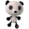 Igračka Dog Fantasy Big Head panda plišana s piskačem 30 cm