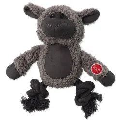 Igračka Dog Fantasy Snuggle mix životinja s čvorovima i pištaljkom 21 cm