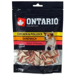 Poslastica Ontario piletina i bakalar, sendvič 70g