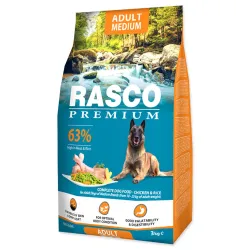 Hrana Rasco Premium Adult Medium piletina s rižom 3kg