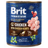 Konzerva Brit Premium by Nature piletina i srce 800 g