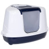 Toaleta Magic Cat Jumbo s poklopcem kutna plava 59x45x39 cm