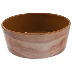 Posuda za psa Dog Fantasy uzorak drvo smeđa 15 cm 500 ml