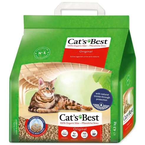 Podloga za mačke Cats Best Original 10 l/4,3 kg