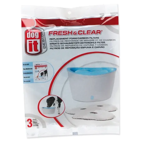 Nadomjestak Dogit ugljen i spužva za Fresh&Clear, 3 kom.