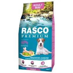 Hrana Rasco Premium Mini za odrasle piletina s rižom 1kg