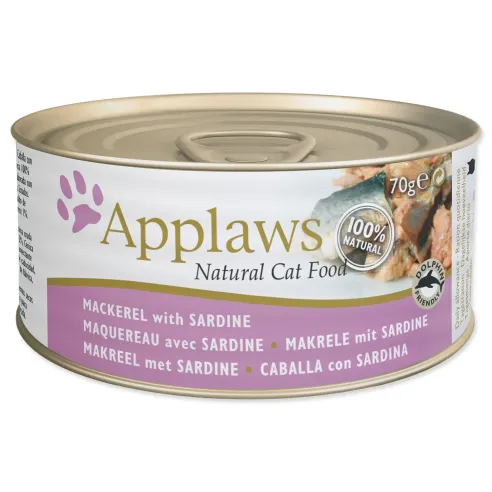 Konzerva Applaws Cat skuša i sardine 70 g}{