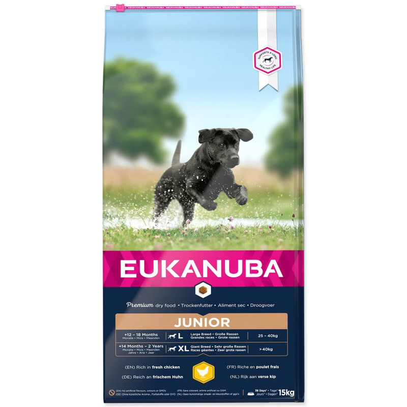 Krmivo EUKANUBA Junior Large & Giant 15 kg