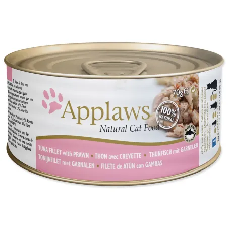 Konzerva Applaws Cat tuna s kozicama 70 g