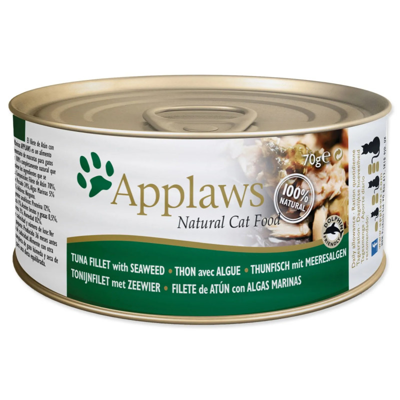 Konzerva Applaws Cat tuna i morska alga 70 g