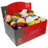 Stalak igračaka Dog Fantasy lateks cupcakes, set 36 kom
