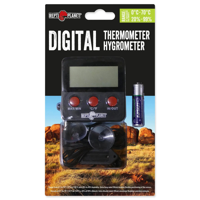 Termometar Repti Planet higrometar LCD vanjski