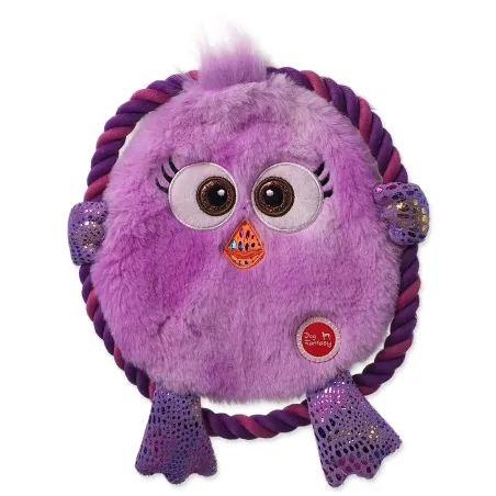 Igračka Dog Fantasy Monsters šuštava kokoš s užetom ljubičasta 18cm