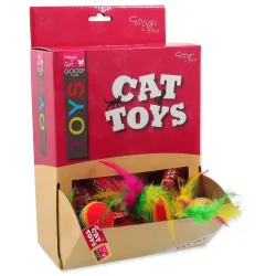 Igračka Magic Cat loptica s perjem 3,8 cm 60 kom