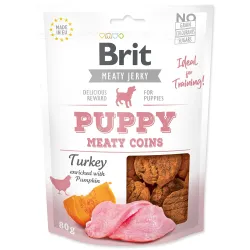 Poslastica Brit Jerky Puppy Meaty puretina, kolutići 80g