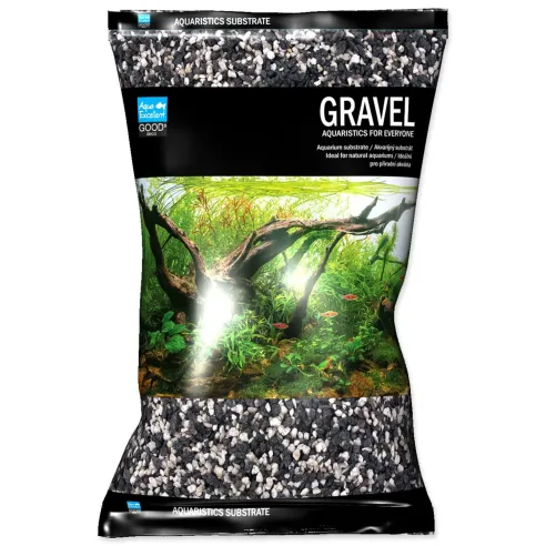 Drť Aqua Excellent crno-bijela 4-8 mm 8 kg