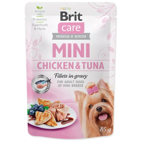 Kapsica Brit Care Mini piletina i tuna, fileti u umaku 85g