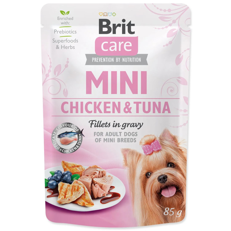 Kapsica Brit Care Mini piletina i tuna, fileti u umaku 85g