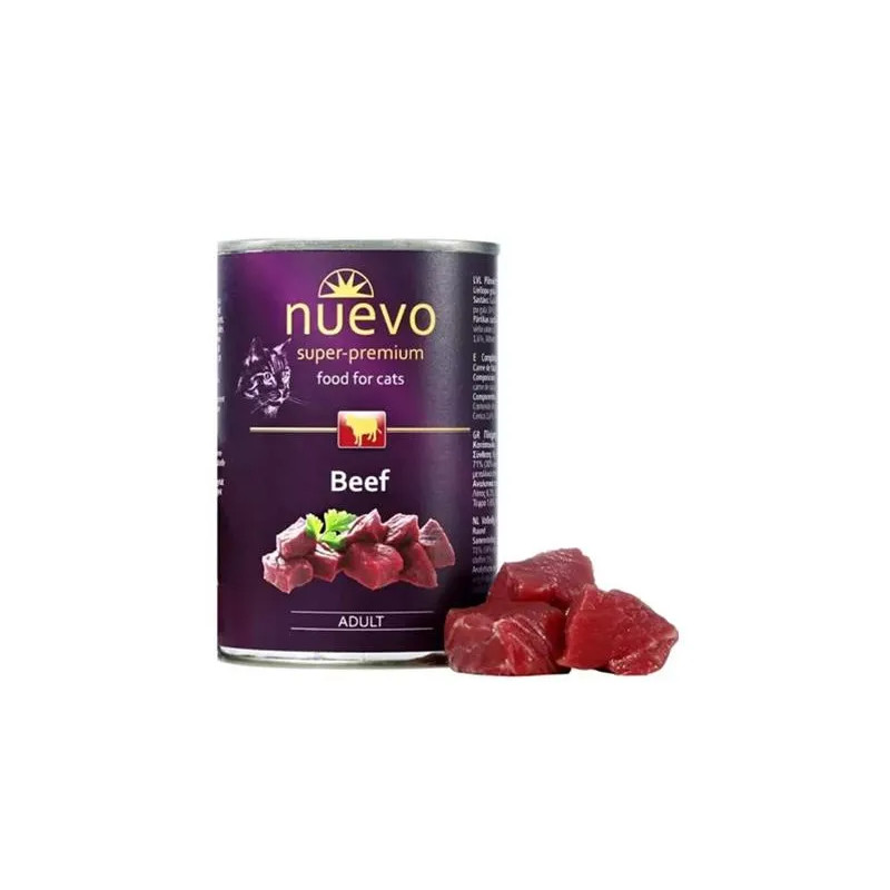 NUEVO cat Adult Govedina pak. 6 x 400 g konzerva