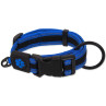 Dog Fantasy ogrlica Fluffy plava M 2,5 x 33-48 cm
