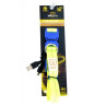 Ogrlica DUVO+ LED svjetleća za psa, neonsko žuta, najlon 50–70 cm / 2,5 cm