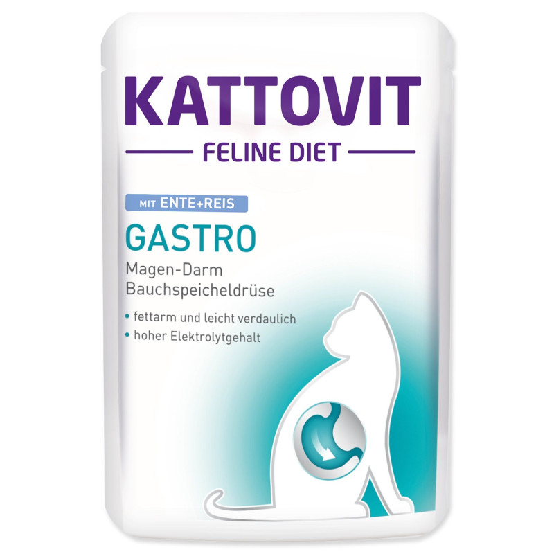 Kapsička Kattovit Gastro patka i riža 85 g