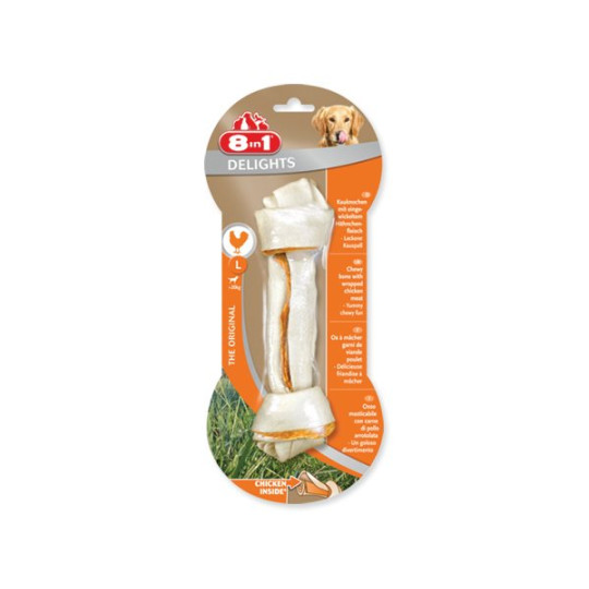 Poslastica 8in1 Delights žvakaća kost L