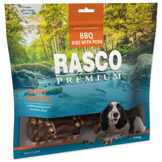 Poslastica Rasco Premium BBQ Svinjska rebarca 500 g
