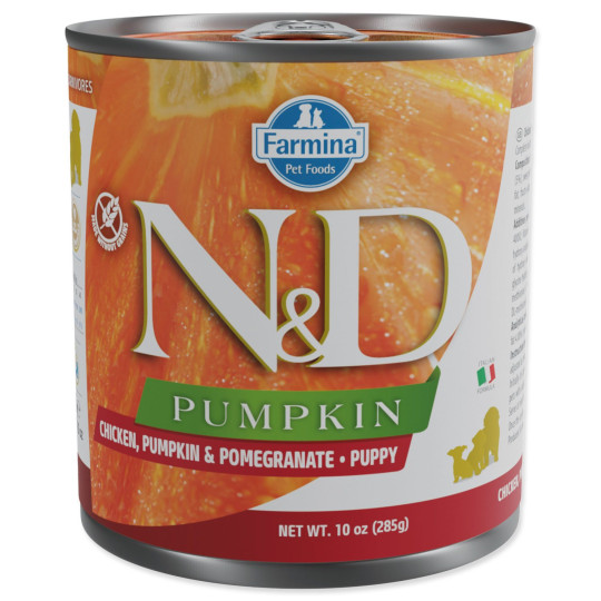Konzerva N&D Dog Piletina, bundeva & nar 285g