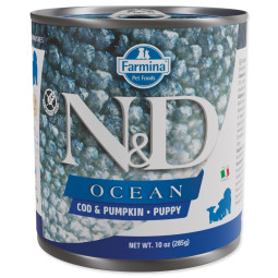 Konzerva N&D Puppy Ocean Bakalar i bundeva 285 g