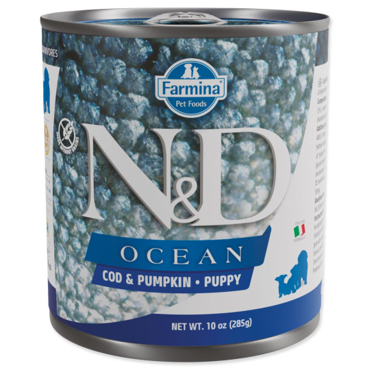 Konzerva N&D Puppy Ocean Bakalar i bundeva 285 g