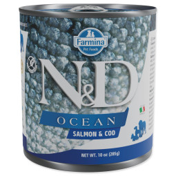 Konzerva N&D Dog Ocean Losos i bakalar 285 g
