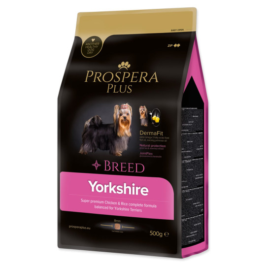 Hrana Prospera Plus Yorkshire piletina s rižom 0,5 kg