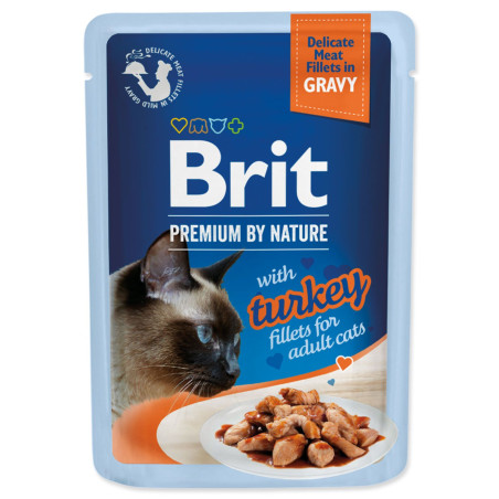 Kapsica Brit Premium by Nature pureći fileti u umaku 85g