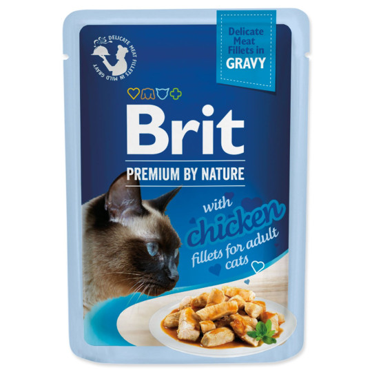 Paketić Brit Premium by Nature pileći fileti u umaku 85g