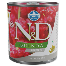 Konzerva N&D Dog za kastrirane pse Kvinoja Svinjetina 285 g