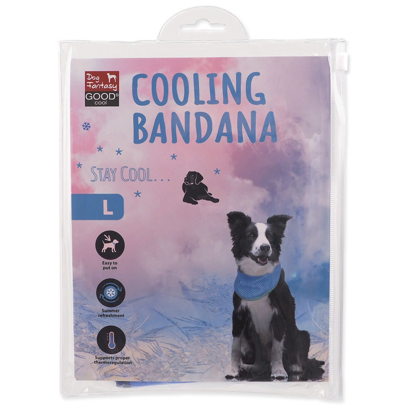 Hlađajuća marama Dog Fantasy L 38-52 cm