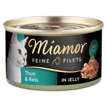 Konzerva Miamor Feine Filets Adult tuna s rižom u želeu 100 g