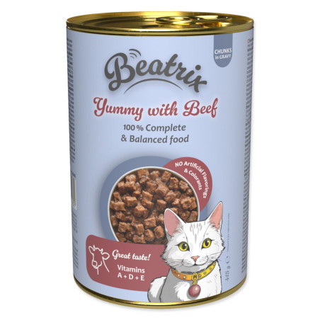 Konzerva Beatrix Adult s goveđim mesom 415 g