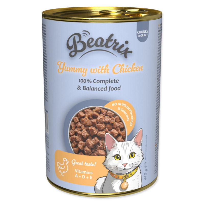 Konzerva Beatrix Adult s piletinom 415 g