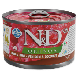 Konzerva N&D Dog Quinoa Divljač & kokos 140g
