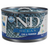 Konzerva N&D Dog Ocean Bakalar i bundeva 140 g
