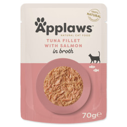 Kapsička Applaws cat tuna i losos u želeu 70 g