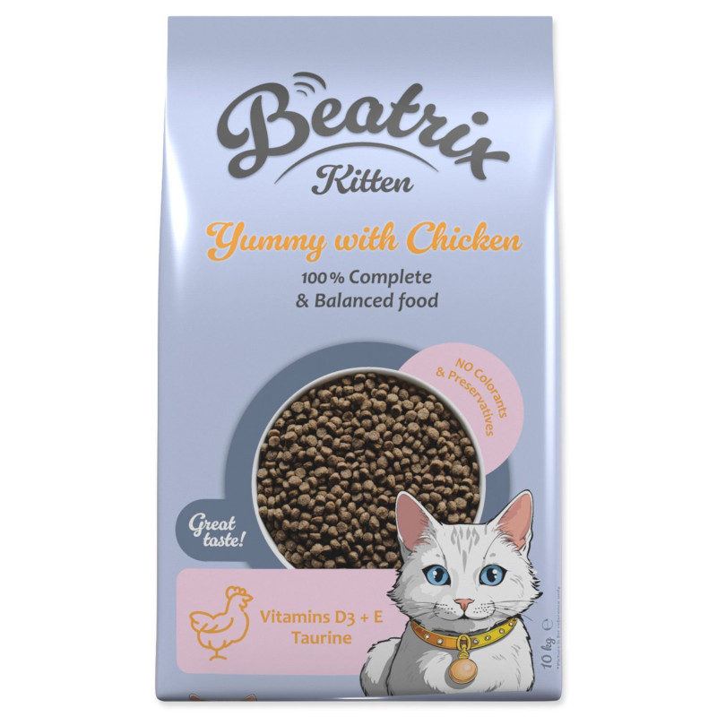 Hrana Beatrix Kitten s piletinom 10 kg