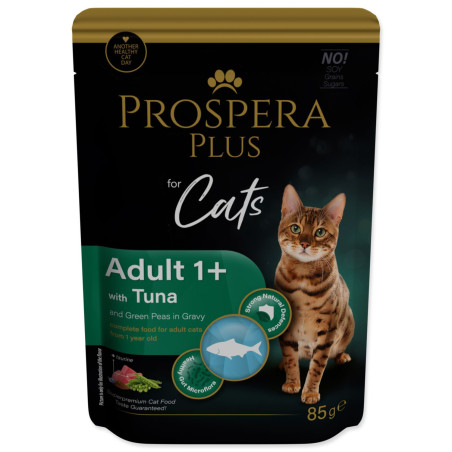 Kapsica Prospera Plus Adult 1+, Tunjevina, Grašak 85g