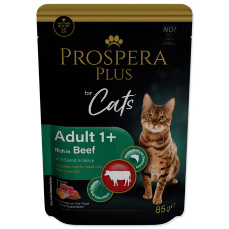 Kapsica Prospera Plus Adult 1+, govedina, mrkva 85 g